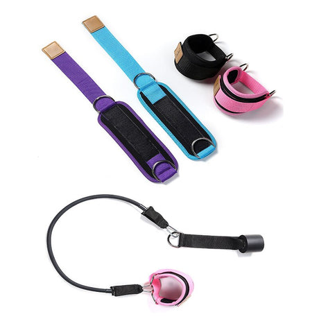 Resistance Bands with Ankle Straps Cuff with Cable for Attachment Booty Butt Thigh Leg Pulley Strap Lifting Fitness Exercise - V.I.P Digital Presence