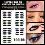 New Glitter Self-Adhesive Eyeliner Eyeshadow Sticker Double Eyelid False Eyelashes Waterproof Party Eye Makeup Sticker - V.I.P Digital Presence