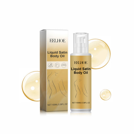 Liquid Satin Body Oil, Deeply Moisture Reduce Wrinkle Skin Flabby Elastic - V.I.P Digital Presence