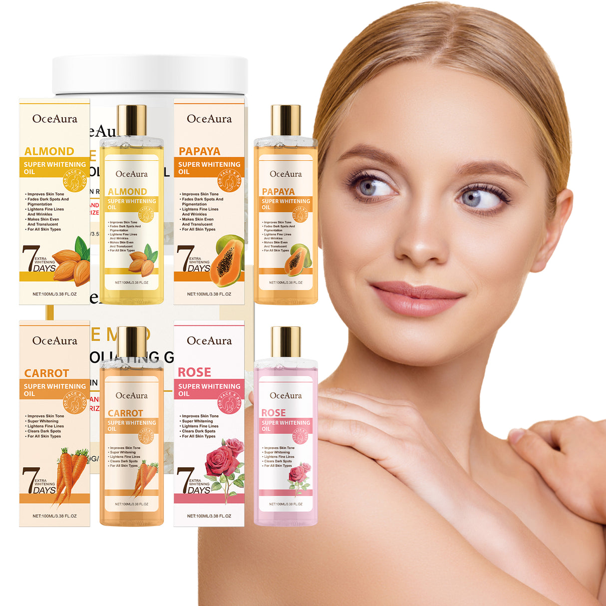 7 Day Care Essential Oil Gently Moisturizes The Body And Moisturizes The Skin Daily Massage Care Essential Oil