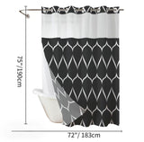 GeoWave Shower Curtain