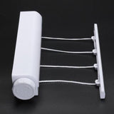 Retractable Laundry Hanger Wall Mounted Clothes Line Clothes Drying Rack Clothesline Laundry Rope - V.I.P Digital Presence