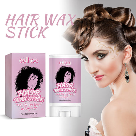Hair Wax Stick, Long Lasting Hair Setting Smoothing Frizzy Small Broken Hair Natural Luster Solid Hair Oil Bar - V.I.P Digital Presence