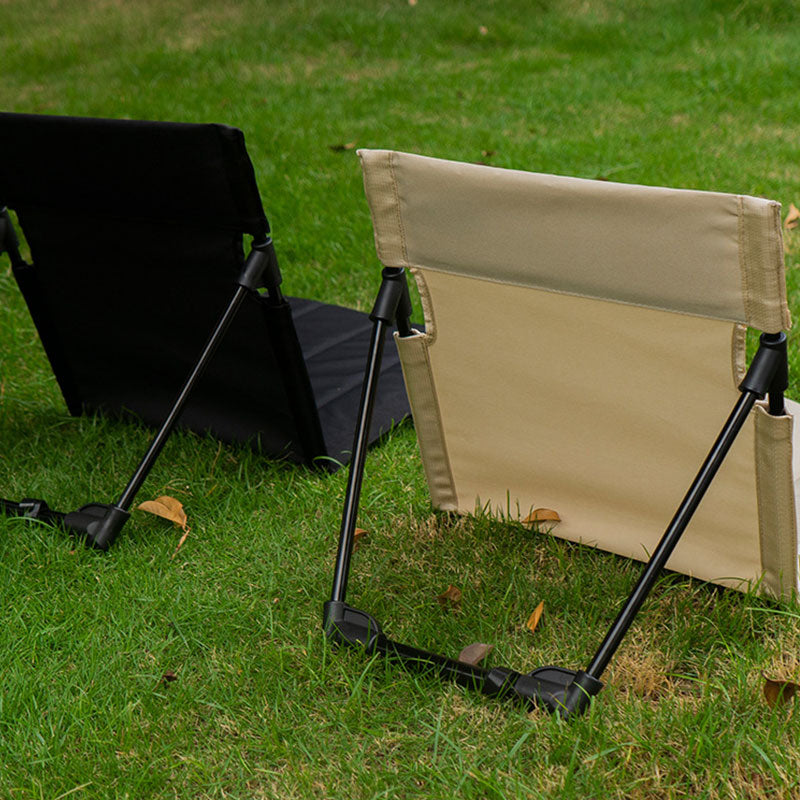 Silla con respaldo para acampar al aire libre, silla plegable portátil, silla de ocio, silla para balcón, parque, césped, silla de picnic