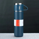 A cup of three-lid thermos cup portable fashion gift box set stainless steel cup - V.I.P Digital Presence