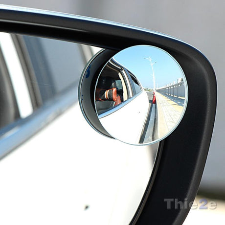 1 pair  360 Degree frameless ultrathin Wide Angle Round Convex Blind Spot mirror for parking Rear view mirror - V.I.P Digital Presence