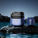 Mini electric shaver with full body water washing and dual head magnetic shaver for men portable for home use - V.I.P Digital Presence
