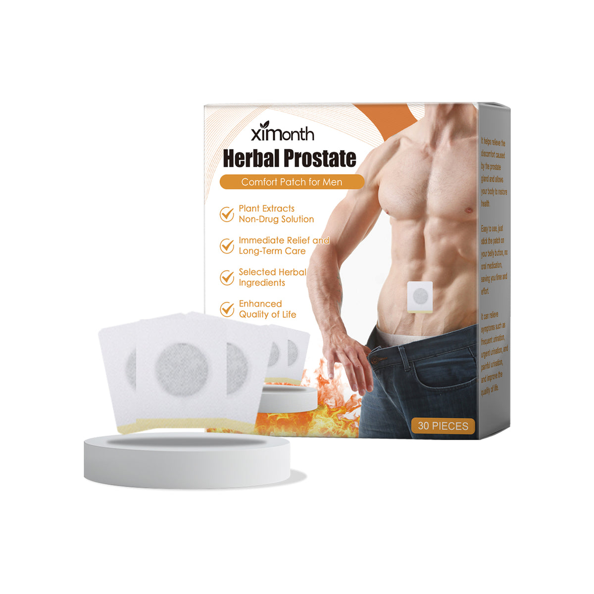 Herbal Prostate Comfort Patch For Men, Prostate Care Patch Soothes Men's Pelvic Area Discomfort And Improves Health And Comfort - V.I.P Digital Presence