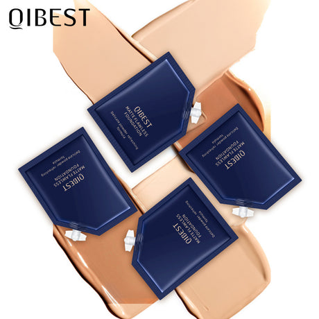 QIBEST Liquid Foundation Long Lasting Makeup Concealer Moisturizing Brightening Matte Portable Volume Repairing Liquid - V.I.P Digital Presence