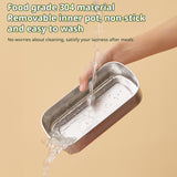 900ML Portable Electric Lunch Box for Office Workers. Self - heating, steaming, cooking, with heat preservation - V.I.P Digital Presence
