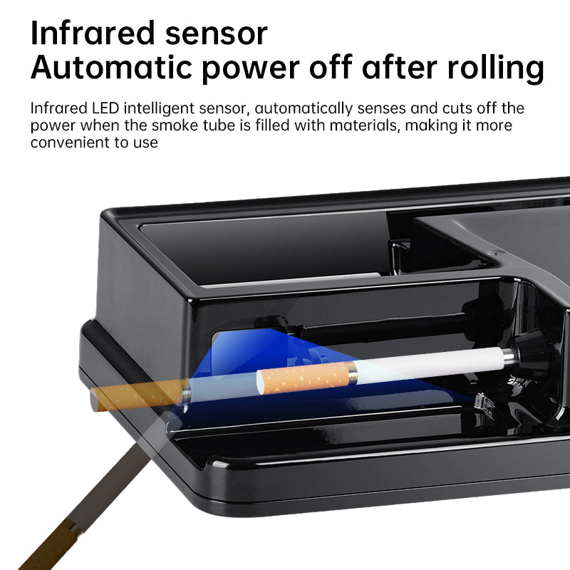 New 3-in-1 Auto Cigarette Rolling Machine – Electric, Smart Sensing, 6.5/8mm Tubes. - V.I.P Digital Presence