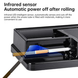 New 3-in-1 Auto Cigarette Rolling Machine – Electric, Smart Sensing, 6.5/8mm Tubes. - V.I.P Digital Presence