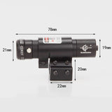 Mini Infrared Laser Sight Adjustable Red Laser Sight Up And Down, Left And Right, Card Slot Width Interchangeable - V.I.P Digital Presence