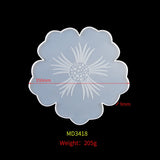 Drip Glue Mold Diy Flower Cherry Blossom Coaster Mold Petal Resin Tray Tea Tray Set Fruit Tray Silicone Mold - V.I.P Digital Presence