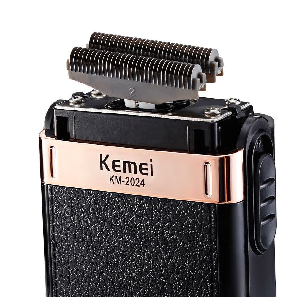 KM -2024 New USB Charging Reciprocating Double Mesh Razor Gold and Silver Knife Mesh Full Body Water Wash - V.I.P Digital Presence