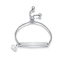 Stainless steel personalized engraved three color curved bracelet simple and personalized women's bracelet - V.I.P Digital Presence