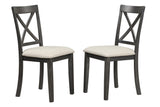 Orisfur 5 Pieces Dining Table and Chairs Set for 4 Persons Kitchen Room Solid Wood Table with 4 Chairs
