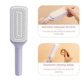 Automatic Cleaning Rotating Lifting Comb Self Cleaning Hairbrush Rotating Retractable Anti Static Massage Comb Scalp Hair Comb - V.I.P Digital Presence