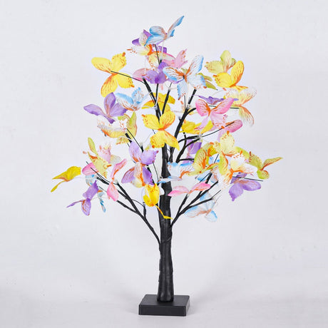 Fashion Colorful LED Rose Flower Tree Table Lamp For Holiday Party Wedding Xmas Gift Hotel Room Decor Night Light - V.I.P Digital Presence