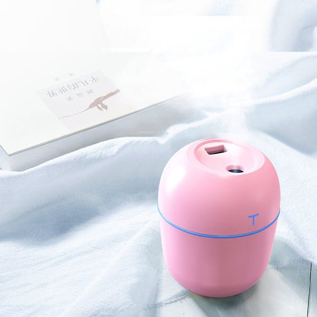 Ultrasonic Air Humidifier Household  Moisturizing Spray Student Dormitory Car Humidification Aromatherap with LED Night Light - V.I.P Digital Presence
