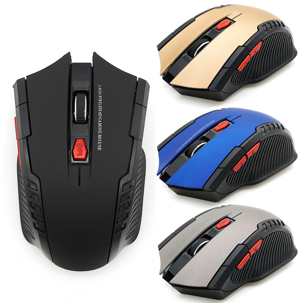 2.4GHz Wireless Mice With USB Receiver Gamer 2000DPI Mouse For Computer PC Laptop - V.I.P Digital Presence