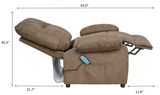 Recliner Chair with Message and Heater, Recliner Chair for Adult, Manual Control Message Chair - V.I.P Digital Presence