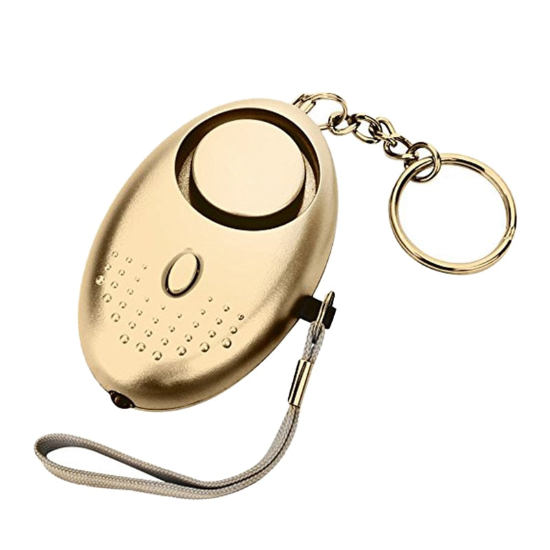 Alarma de autodefensa de 140 dB, alerta de seguridad, alarma de emergencia fuerte, llavero, seguridad personal para mujeres, niños, ancianos y niñas.