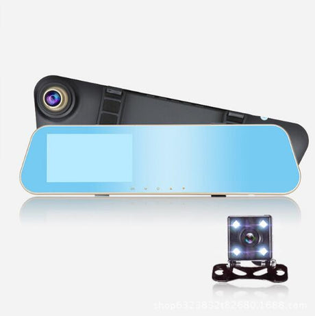 Full HD 1080P Car Dvr Camera Auto 4.3 Inch Rearview Mirror Digital Video Recorder Dual Lens Registratory Camcorder - V.I.P Digital Presence