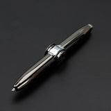 Multi functional rotating luminous flash decompression decompression fingertip rotating metal finger gyroscope ballpoint pen - V.I.P Digital Presence