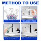 Bathroom Cleaner, Shower Room Glass Scale Cleaner Stainless Steel Wash Basin Bathtub Decontamination - V.I.P Digital Presence