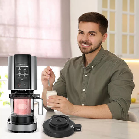 Outer bowl lid for Ninja NC501 NC500 ice cream maker, compatible with NC500 series. - V.I.P Digital Presence