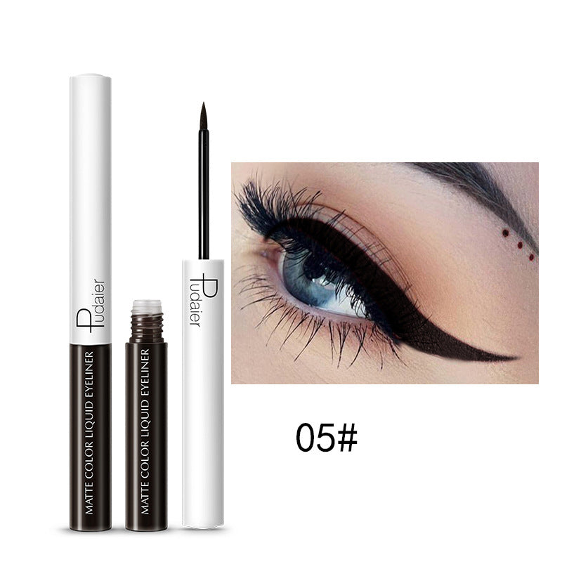 Quick-Drying Waterproof And Sweat-Proof Liquid Eyeliner Does Not Smudge Cosmetics Pudaier Color Eyeliner - V.I.P Digital Presence