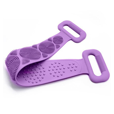 Hot Body Wash Silicone Body Scrubber Belt Double Side Shower Exfoliating Belt Removes Bath Towel - V.I.P Digital Presence