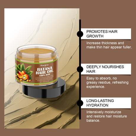 Batana Hair Care Oil, Nourishing Scalp, Hydrating Repair, Hydrating Hair Care And Smoothing Essence - V.I.P Digital Presence