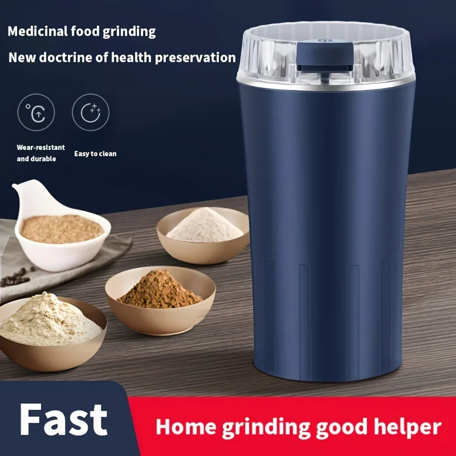 Electric Coffee Bean Grinder Multifunctional with One-Press Control Food Processor Blender for Espresso Nuts Grains Easy Clean - V.I.P Digital Presence