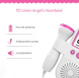 Fetal Heart Monitor Handheld Home Fetal Sound Monitor for Detecting Baby Fetal Movement and Heart Rate Auscultatory Device - V.I.P Digital Presence