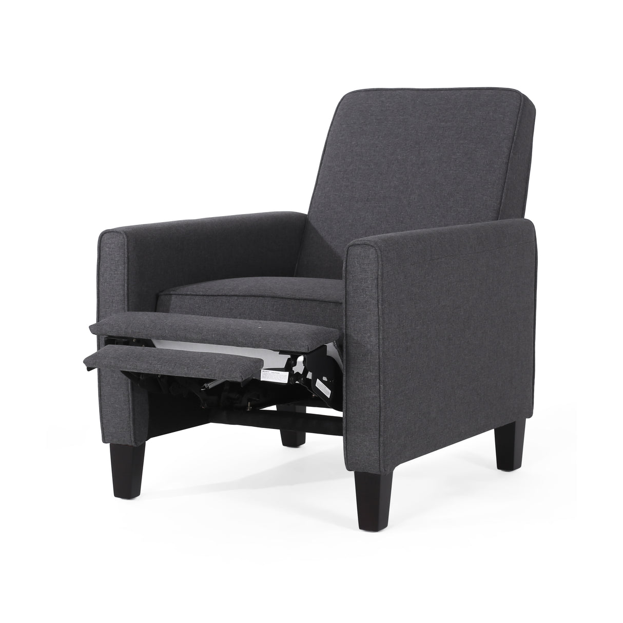 Smoke Fabric Push Back Chair for Elegant Home Décor - V.I.P Digital Presence