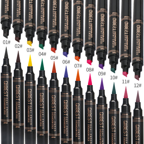 QIBEST Color Eyeliner Double-Headed Seal Color Eyeliner Pen Eyeliner Tail Seal Pen - V.I.P Digital Presence