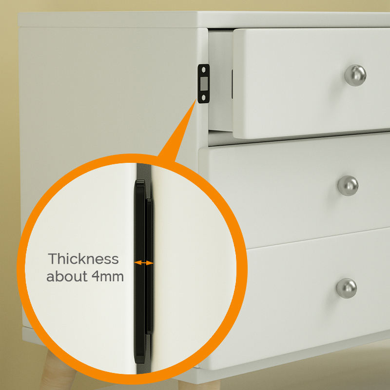 Punch Free Ultra-Thin Invisible Door Suction Sliding Door Wardrobe Door Magnetic Double Magnet Sliding Door Cabinet Strong Magnetic Absorption - V.I.P Digital Presence