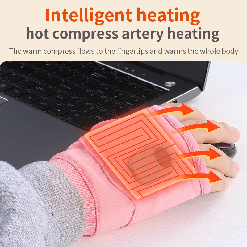 Autumn and Winter Electric Gloves Intelligent Long Range USB Heating Gloves Gaming Office Outdoor Heating Gloves - V.I.P Digital Presence
