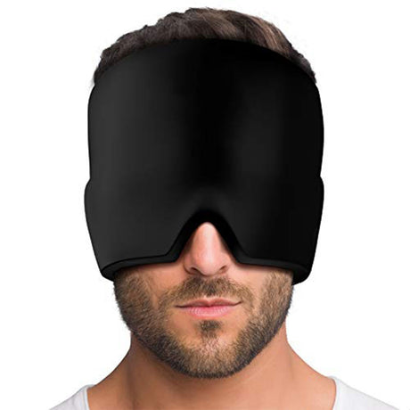 Migraine Relief Hat Ice Pack Headache Relief Gel Eye Mask Cold Therapy Migraine Face Mask Elastic Bag - V.I.P Digital Presence