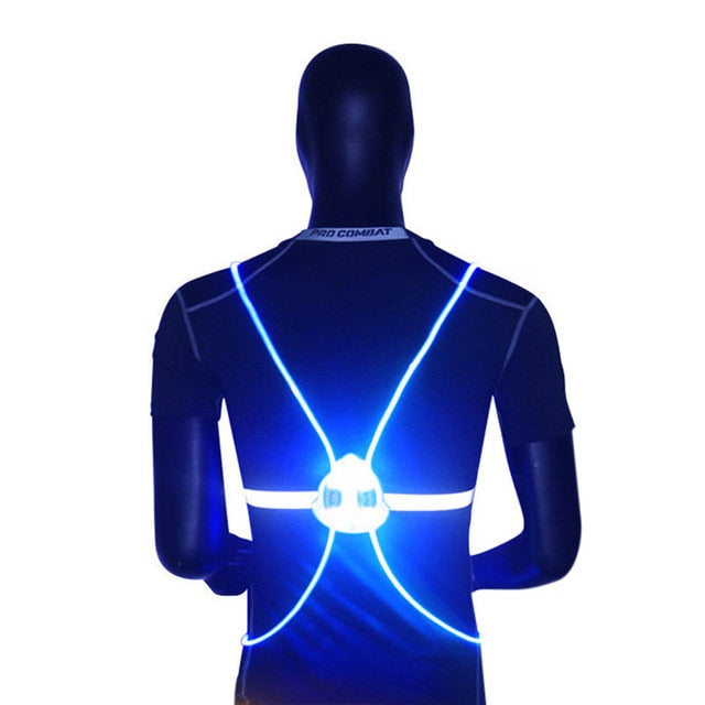 360 Reflective LED Flash Driving Vest High Visibility Night Running Cycling Riding Outdoor Activities Light Up Safety Bike Vest - V.I.P Digital Presence