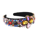 Fashionable retro wide edge sponge compression headband - V.I.P Digital Presence
