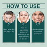 Retinol Essence Oil, Repair Facial Acne Skin Nourishing Elastic Hydrating Moisturizing Skin Care Essence