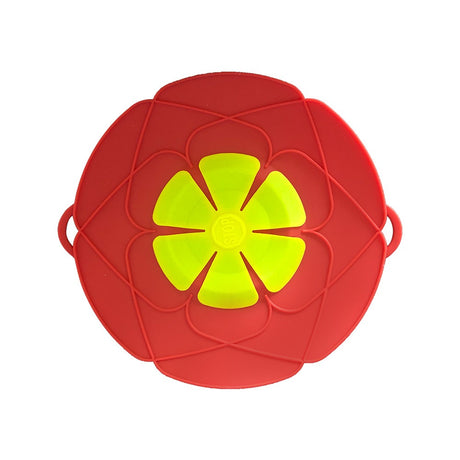 Silicone spill proof lid for household kitchens dust-proof splash proof boiling proof silicone lid flower shaped spill - V.I.P Digital Presence