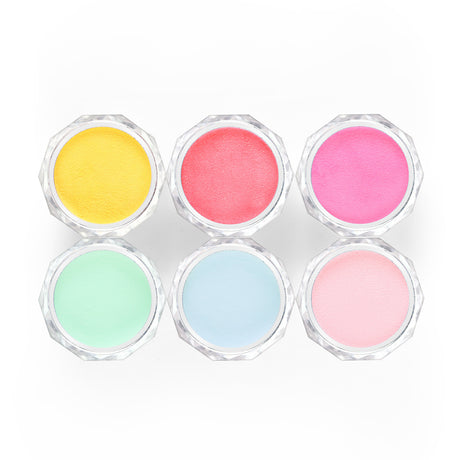 Crystal Carved Powder Extension Armor Crystal Powder Color 6pc Crystal Powder Coscelia - V.I.P Digital Presence