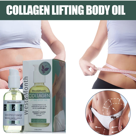 Collagen Lifting Body Oil, Lift Arm Shape Belly In Firming Skin Care Oil - V.I.P Digital Presence