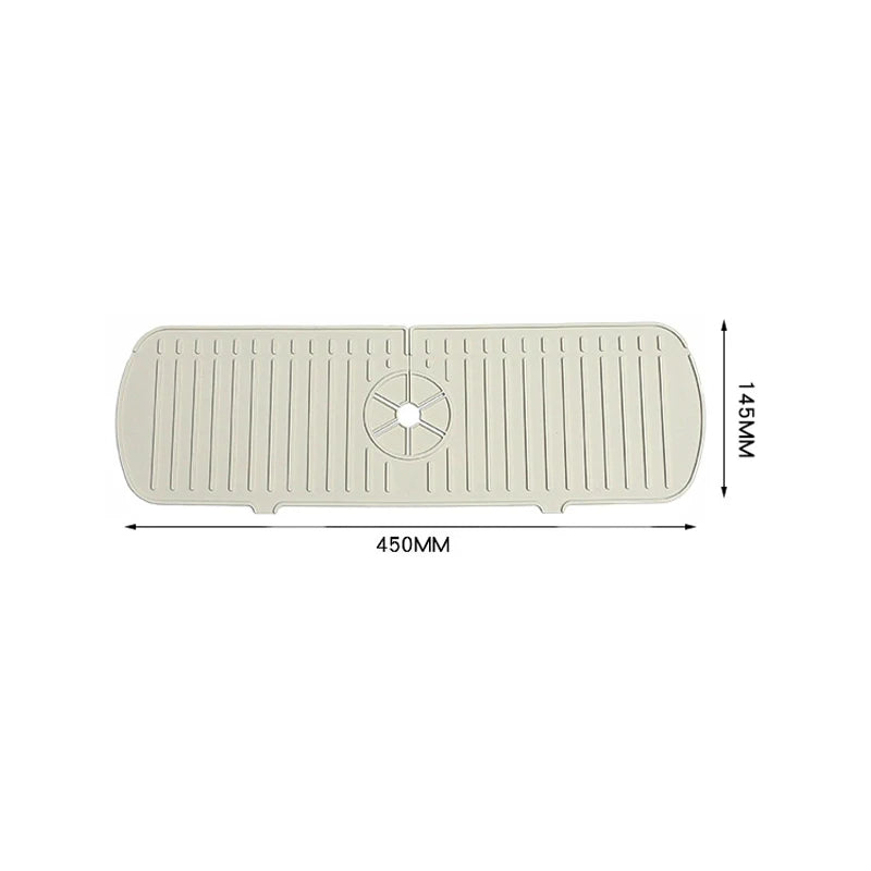 Kitchen Faucet Splash Pad Silicone Sink Faucet Splash Guard Mat Sponge Drain Rack Countertop Protector for Bath Kitchen Gadgets - V.I.P Digital Presence