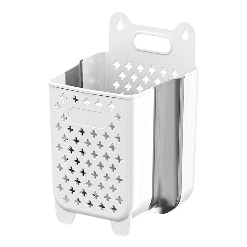 Dirty clothes basket, storage basket, foldable household wall hanging, dirty clothes bucket, laundry basket, shower, bathroom, a - V.I.P Digital Presence