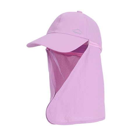 1pc Summer Baseball Cap with Detachable 360° Neck Sun Flap. For men, hiking, fishing, outdoor. - V.I.P Digital Presence